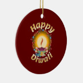 Diwali Festival of Lights Hindu Sikh Jain Keramik Ornament (Rechts)