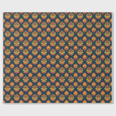 Diwali Flame Lotus Harmony Geschenkpapier (Flach)