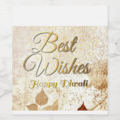 Diwali Food & Beverage Label Set Weinetikett (Einzelnes Label)