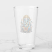 Diwali Ganesh Glass Glas (Rückseite)