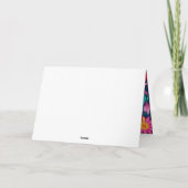 Diwali Gardens Feiertagskarte (Rückseite)