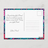 Diwali Gardens Postkarte (Rückseite)