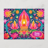 Diwali Gardens Postkarte (Vorderseite)