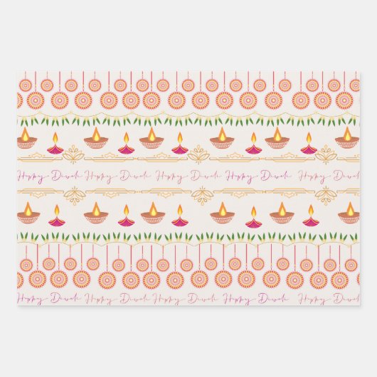 DIWALI GESCHENKPAPIER SET (Vorderseite 3)