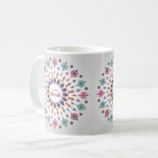 Diwali Gift Idea Kaffeetasse (Vorderseite Links)