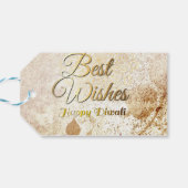 Diwali Gift Tag Geschenkanhänger (Rückseite Horizontal)