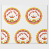 Diwali Gift Wrapping Papers Geschenkpapier (Flach)