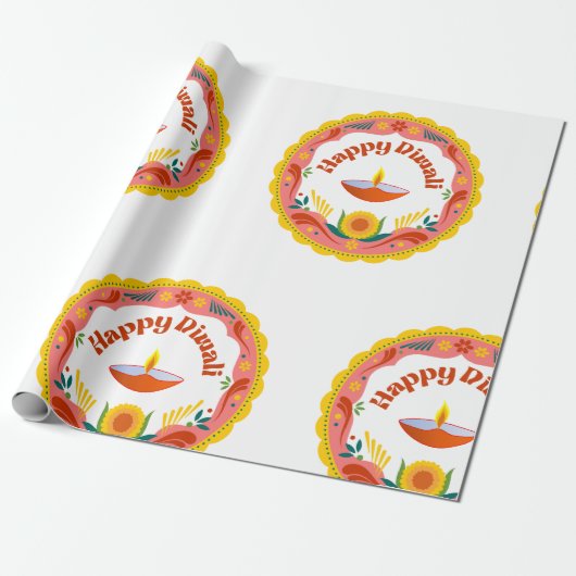 Diwali Gift Wrapping Papers Geschenkpapier (Ungerollt)