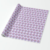 Diwali Glitzer lotus rangoli Geschenkpapier (Ungerollt)