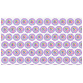 Diwali Glitzer lotus rangoli Tischdecke (Vorderseite (Horizontal))
