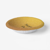 Diwali Gold Glitzer Glam Diya Lamp Flame Pappteller (Gewinkelt)