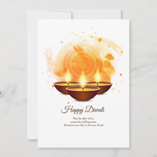 Diwali Greeting Card (Vorderseite)