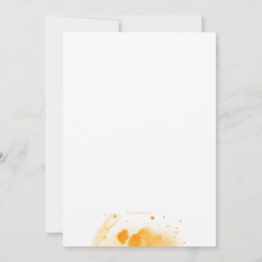 Diwali Greeting Card (Rückseite)