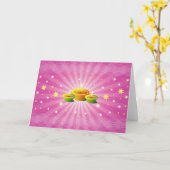 Diwali Greeting Karte (Gelbe Blume)