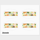 Diwali-Grüße (bokeh) Ovaler Aufkleber (Blatt)