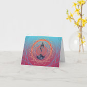 diwali Grüße diya geographics Karte (Gelbe Blume)