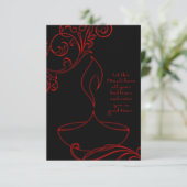 Diwali-Grüße (elegantes Licht) Karte (Stehend Vorderseite)