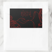 Diwali-Grüße (elegantes Licht) Rechteckiger Aufkleber (Tasche)