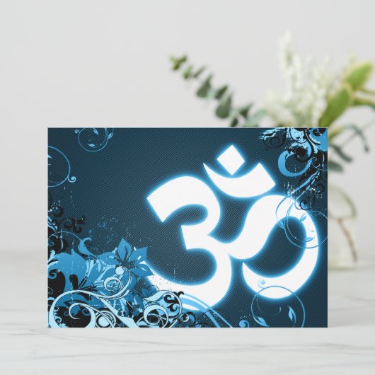 Diwali Grüße : Hi-Fi om Karte (Stehend Vorderseite)