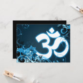 Diwali Grüße : Hi-Fi om Karte (Vorderseite/Rückseite Beispiel)