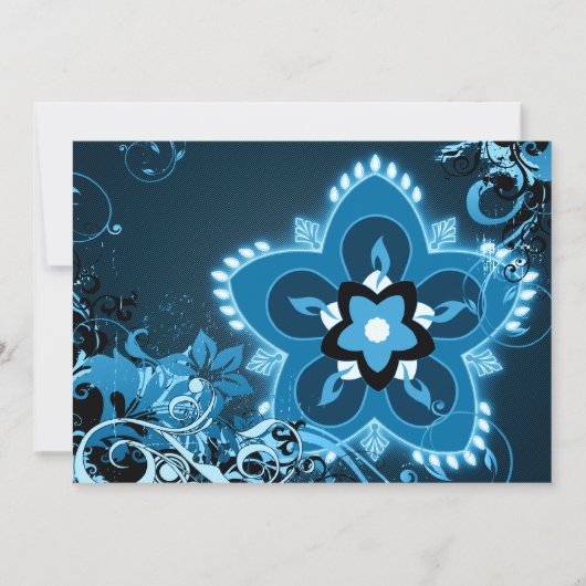 Diwali Grüße : Hi-fi rangoli Karte (Vorderseite)