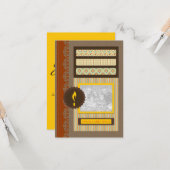 Diwali-Grüße (Scrapbook) Karte (Vorderseite/Rückseite Beispiel)