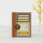 Diwali-Grüße (Scrapbook) Karte (Gelbe Blume)