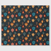 Diwali Holiday Lanterns Geschenkpapier (Flach)