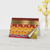 Diwali Karte, glückliches Diwali Karte (Gelbe Blume)