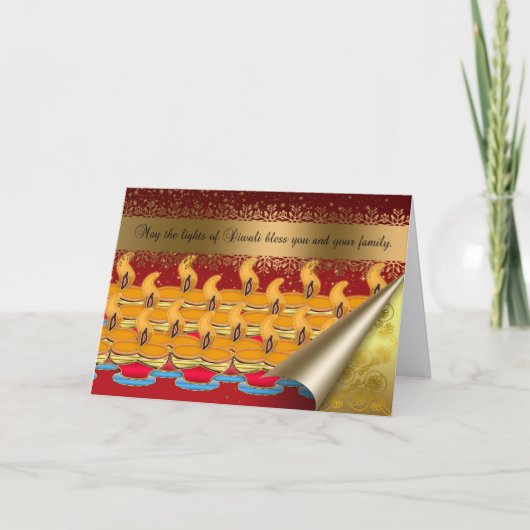 Diwali Karte, glückliches Diwali Karte (Vorderseite)