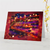 Diwali-Karte Karte (Gelbe Blume)