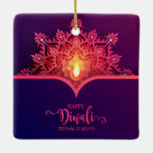 Diwali Keramik Ornament (Rückseite)