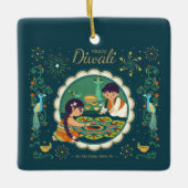 Diwali Keramik Ornament (Vorderseite)