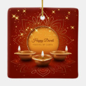 Diwali Keramik Ornament (Rückseite)
