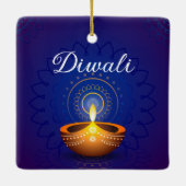 Diwali Keramikornament (Rückseite)