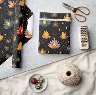 Diwali-Kerzen Geschenkpapier