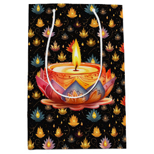 Diwali-Kerzen Mittlere Geschenktüte