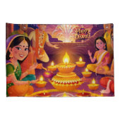 Diwali Kissenbezug (Rückseite-Rechts)