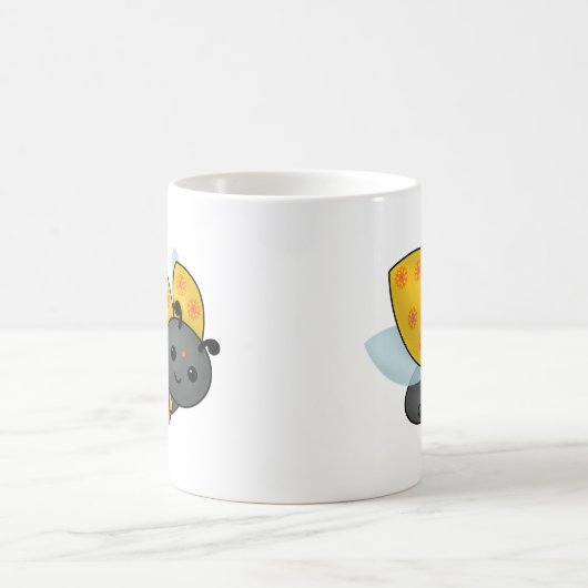 Diwali Ladybug mit Deepa Kaffeetasse (Mittel)