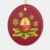 Diwali Laterne Keramikornament (Links)
