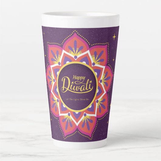 Diwali Latte Tasse (Vorderseite)