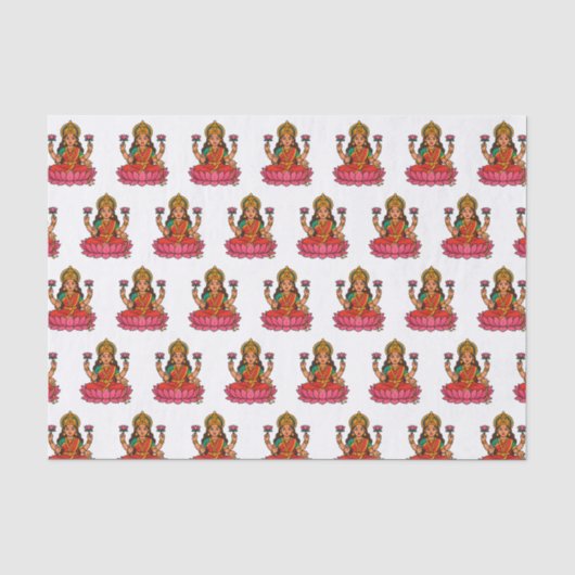 Diwali Laxmi Tissue Paper Seidenpapier (Vorderseite)