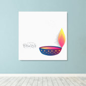 Diwali Leinwanddruck (Insitu (Holzboden))
