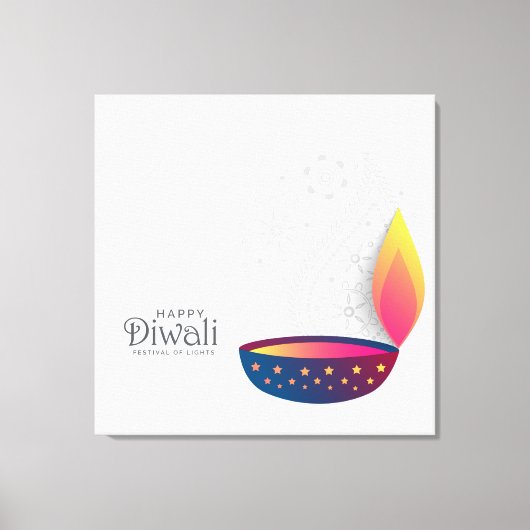 Diwali Leinwanddruck (Vorderseite)