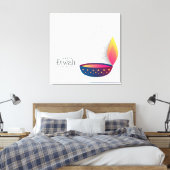 Diwali Leinwanddruck (Insitu (Schlafzimmer))