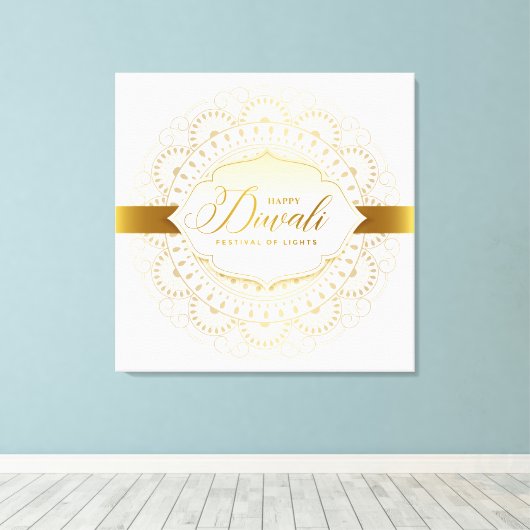 Diwali Leinwanddruck (Insitu (Holzboden))