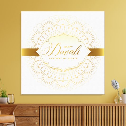 Diwali Leinwanddruck (Insitu (Wohnzimmer))