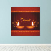 Diwali Leinwanddruck (Insitu (Holzboden))