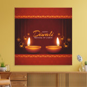 Diwali Leinwanddruck (Insitu (Wohnzimmer))