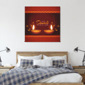 Diwali Leinwanddruck (Insitu (Schlafzimmer))